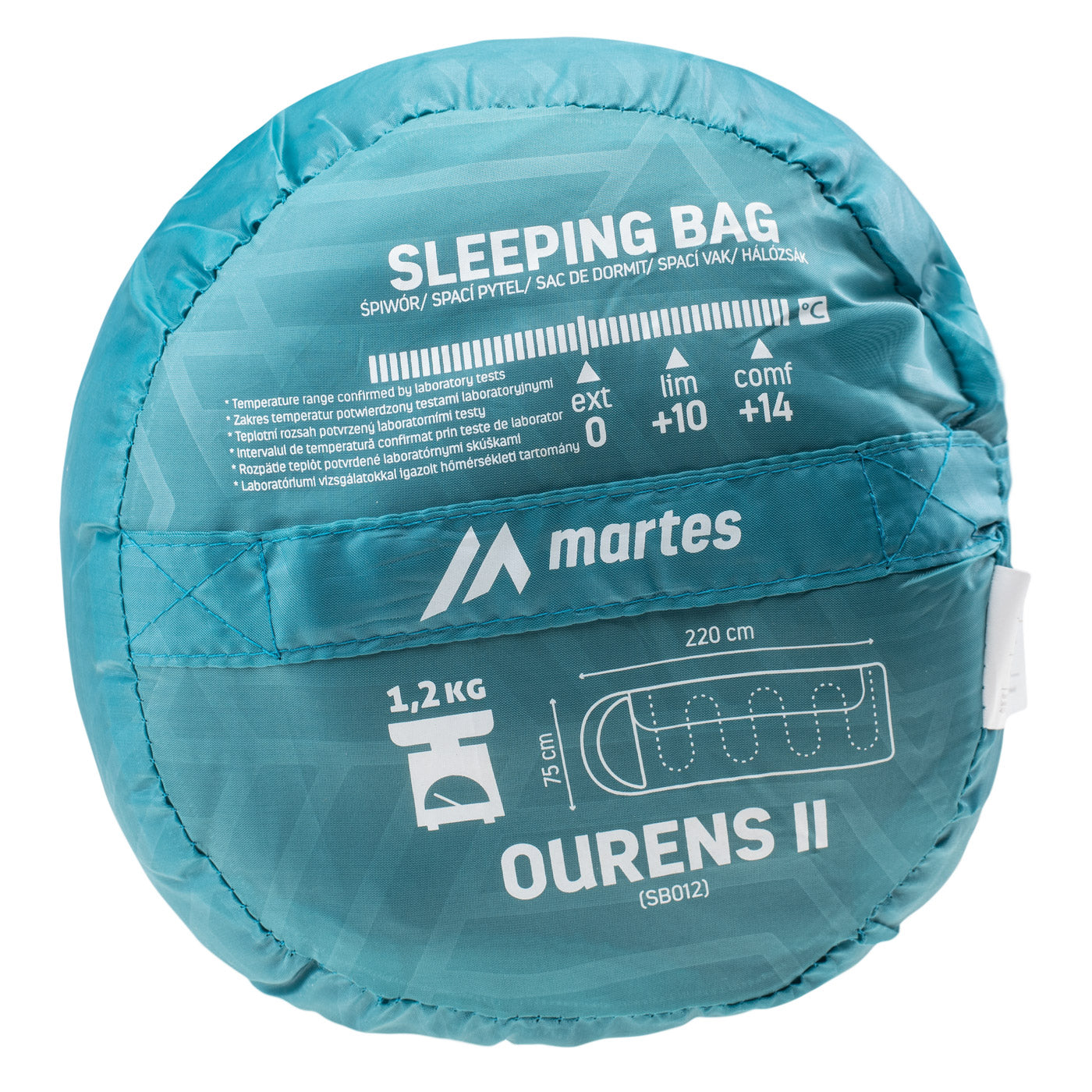 MARTES OURENS II – spalna vreča za kampiranje in pohodništvo modra