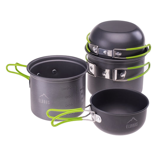 ELBRUS HIKE PRO COOK SET – lahek kuhinjski set