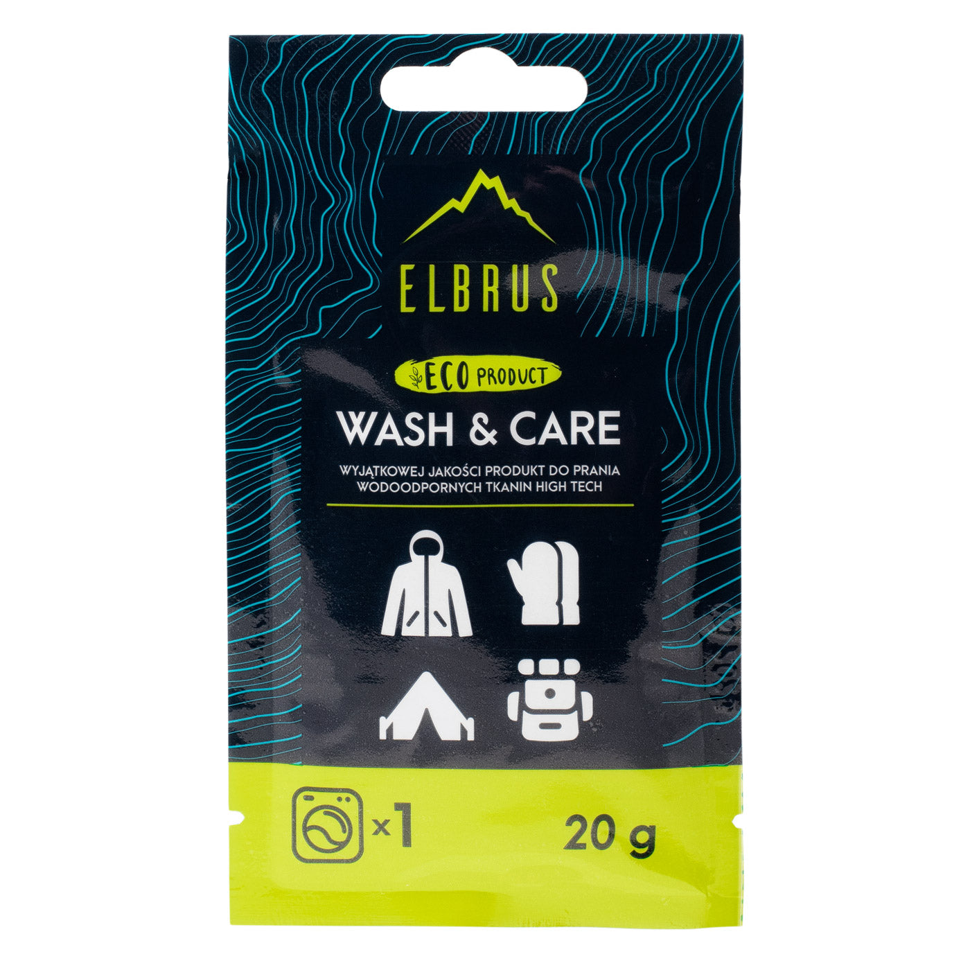 ELBRUS WASH & CARE 20G – čistilno sredstvo za vodoodporne materiale