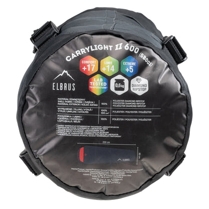 ELBRUS Carrylight II 600 – ultralahka spalna vreča za poletne avanture