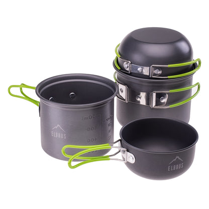 ELBRUS HIKE PRO COOK SET – lahek kuhinjski set